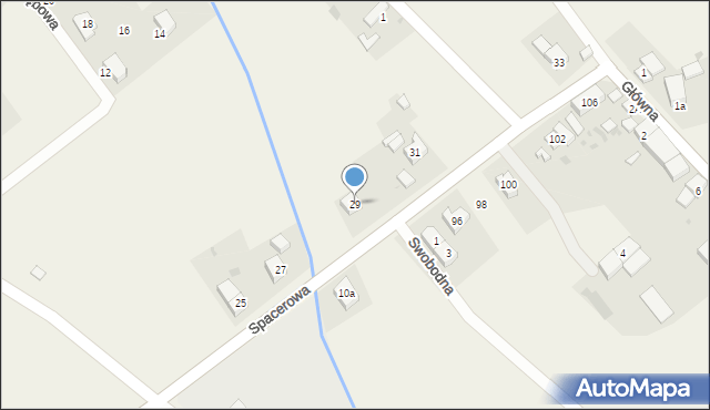 Kotowice, Spacerowa, 29, mapa Kotowice