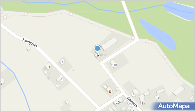 Kotowice, Spacerowa, 35, mapa Kotowice