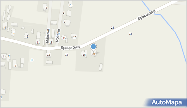 Kotowice, Spacerowa, 18, mapa Kotowice