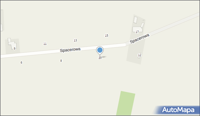 Kowala-Kolonia, Spacerowa, 10, mapa Kowala-Kolonia