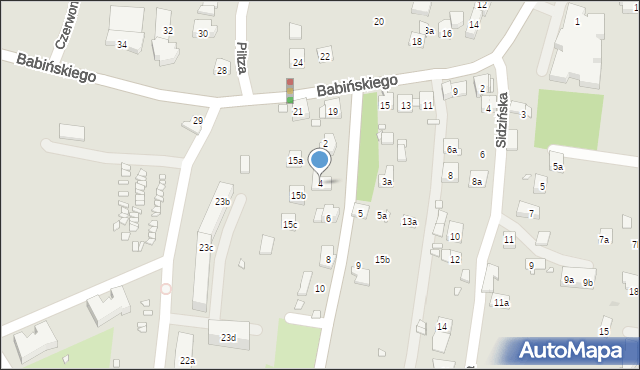 babinskiego 4 kraków mapa Spacerowa 4 (ul), 30 391 Kraków (Kraków Podgórze)