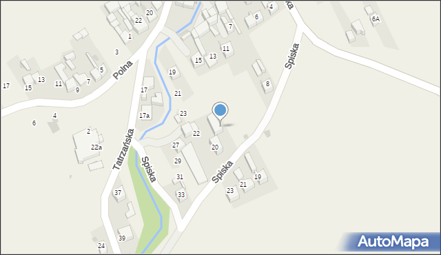 Krempachy, Spiska, 18, mapa Krempachy