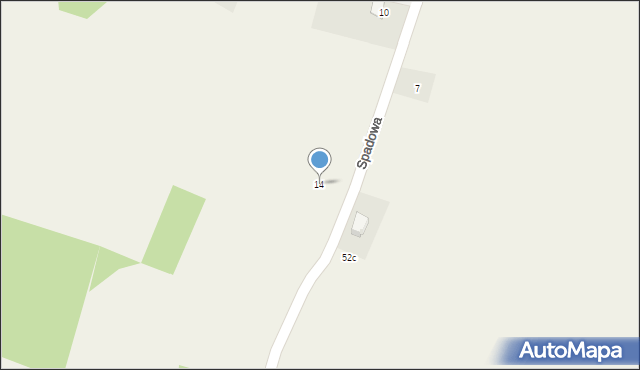 Laskówka Chorąska, Spadowa, 14, mapa Laskówka Chorąska