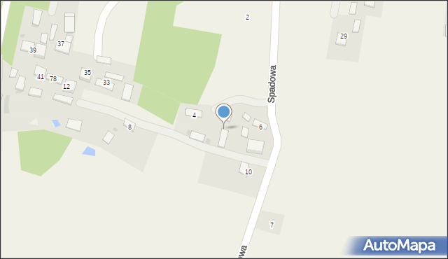 Laskówka Chorąska, Spadowa, 4a, mapa Laskówka Chorąska