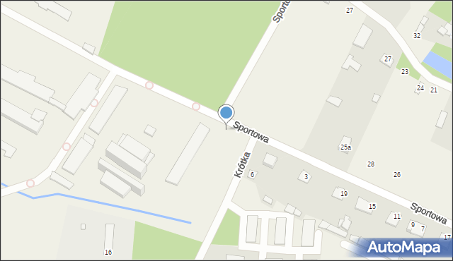 Łaziska, Sportowa, 29, mapa Łaziska