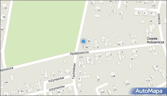 Lębork, Spółdzielcza, 11A, mapa Lębork