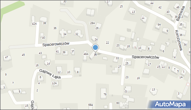 Libertów, Spacerowiczów, 35, mapa Libertów