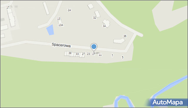 Lidzbark Warmiński, Spacerowa, 17, mapa Lidzbark Warmiński