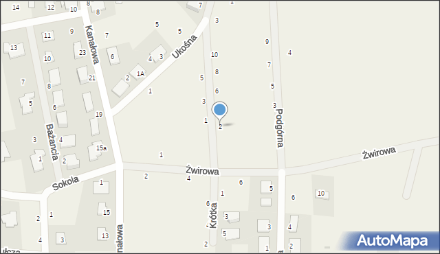 Łochowice, Spadzista, 2, mapa Łochowice