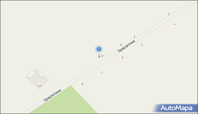 Ludwików, Spacerowa, 8, mapa Ludwików
