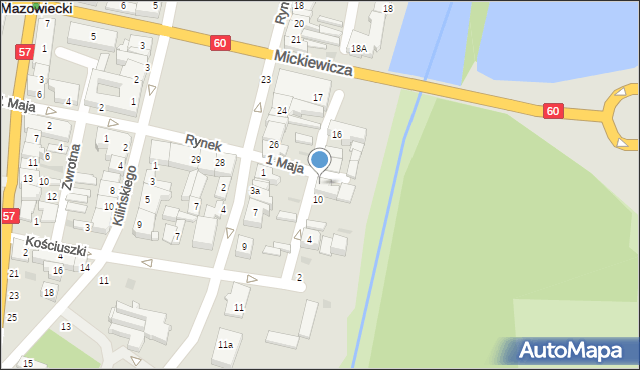 Maków Mazowiecki, Spółdzielcza, 12, mapa Maków Mazowiecki
