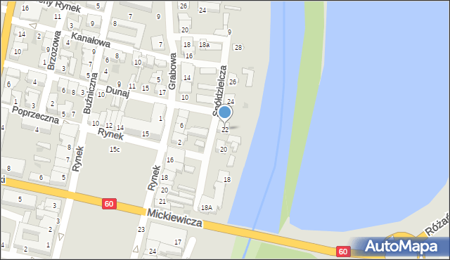 Maków Mazowiecki, Spółdzielcza, 22, mapa Maków Mazowiecki