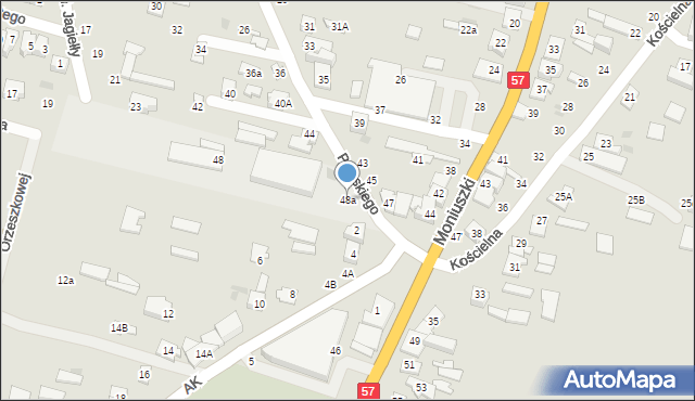 Maków Mazowiecki, Sportowa, 48a, mapa Maków Mazowiecki