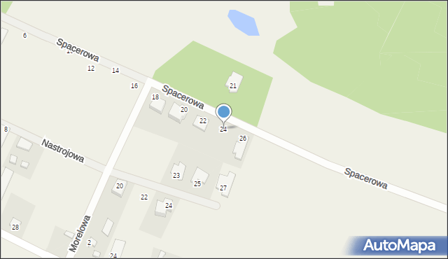 Maksymilianowo, Spacerowa, 24, mapa Maksymilianowo