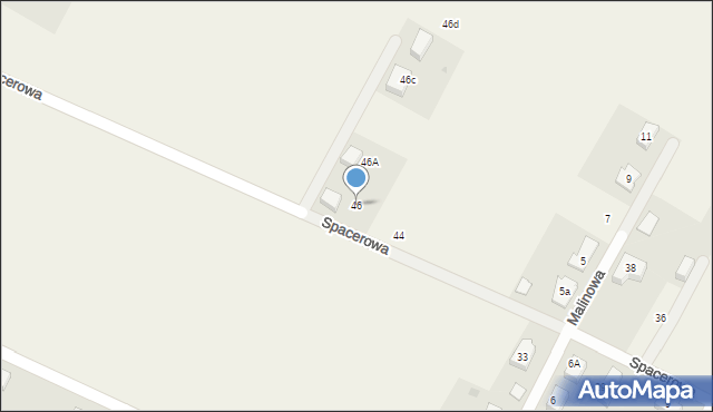 Marcinkowice, Spacerowa, 46, mapa Marcinkowice