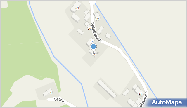 Marciszów, Spółdzielcza, 15, mapa Marciszów