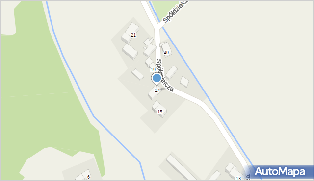 Marciszów, Spółdzielcza, 17, mapa Marciszów