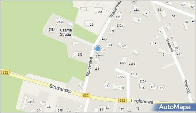 Marki, Spacerowa, 120, mapa Marki