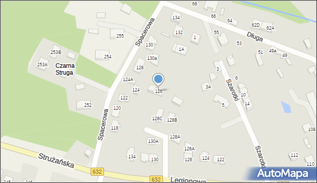 Marki, Spacerowa, 126, mapa Marki