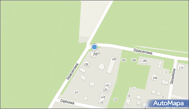 Marki, Spacerowa, 158, mapa Marki