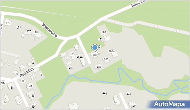 Marki, Spacerowa, 188, mapa Marki