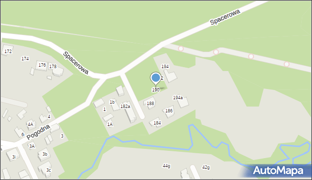 Marki, Spacerowa, 190, mapa Marki