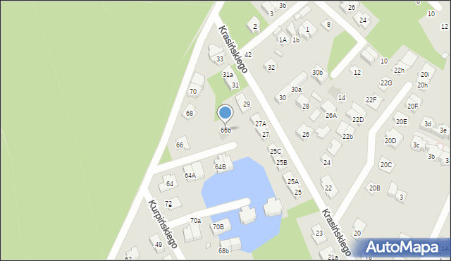 Marki, Spacerowa, 66b, mapa Marki