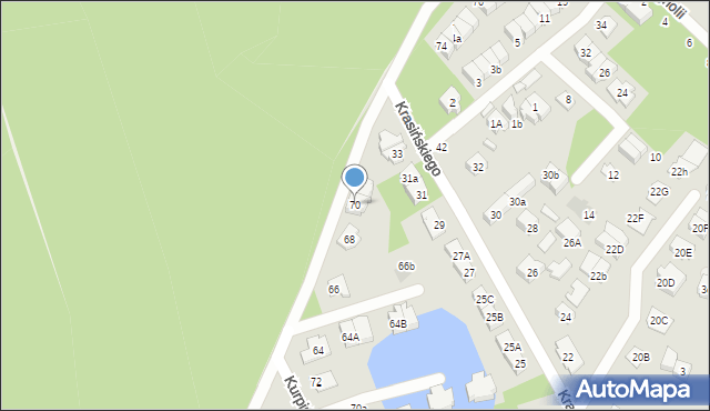 Marki, Spacerowa, 70, mapa Marki