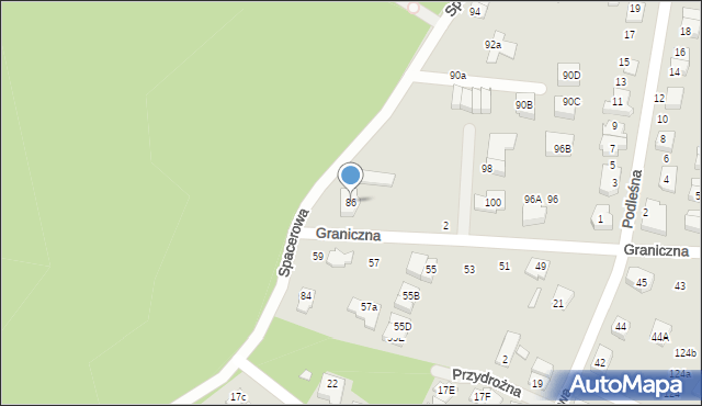 Marki, Spacerowa, 86, mapa Marki