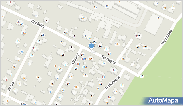Marki, Spokojna, 96, mapa Marki