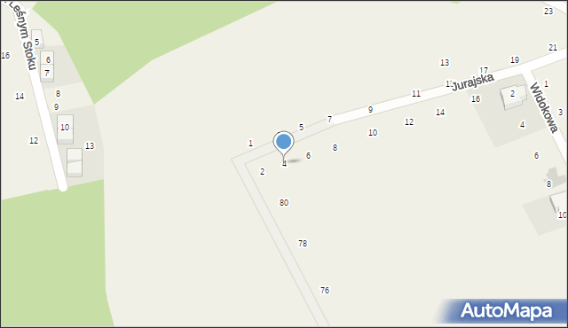 Masłomiąca, Spacerowa, 4, mapa Masłomiąca