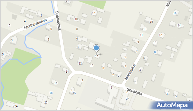 Masłów Pierwszy, Spacerowa, 4a, mapa Masłów Pierwszy