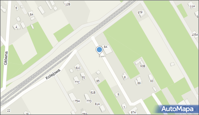 Michałów-Reginów, Spacerowa, 13, mapa Michałów-Reginów