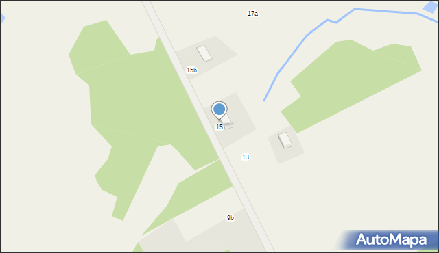 Mierzeszyn, Spacerowa, 15, mapa Mierzeszyn