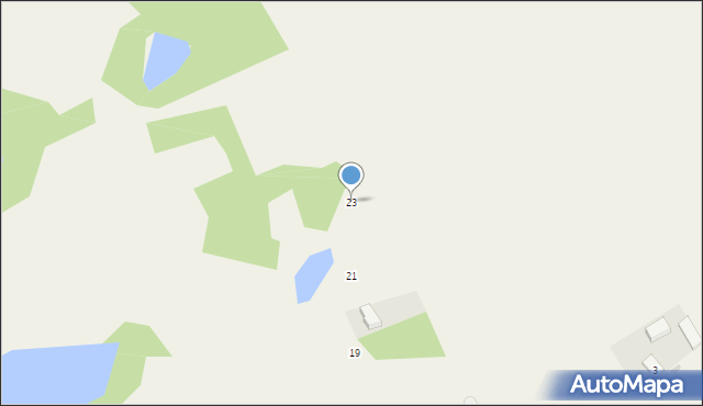 Mierzeszyn, Spacerowa, 23, mapa Mierzeszyn