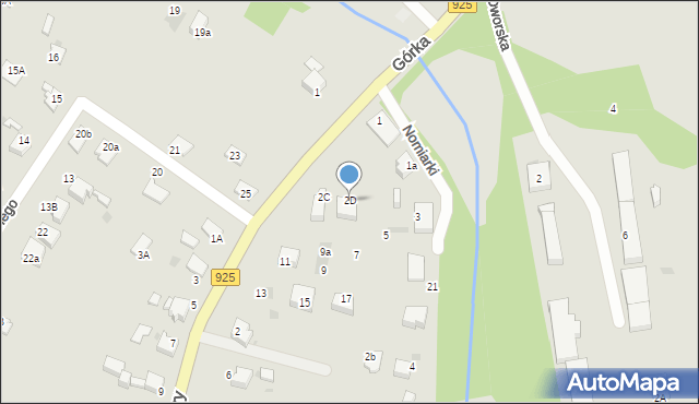 Mikołów, Spyry Ludwika, 2D, mapa Mikołów