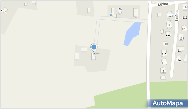 Mirachowo, Spacerowa, 10, mapa Mirachowo