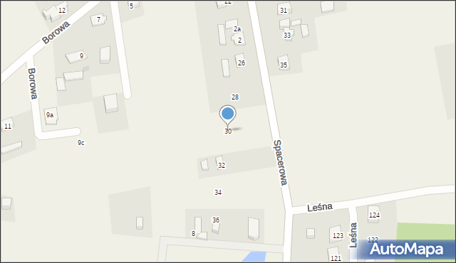 Mirachowo, Spacerowa, 30, mapa Mirachowo