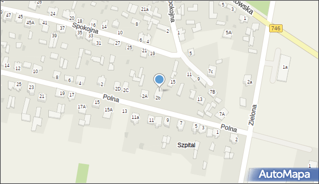 Modliszewice, Spokojna, 17, mapa Modliszewice