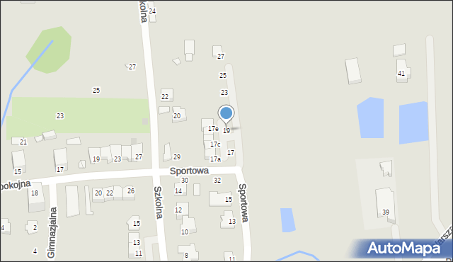 Mszczonów, Sportowa, 19, mapa Mszczonów