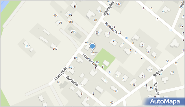 Murowaniec, Spacerowa, 12, mapa Murowaniec