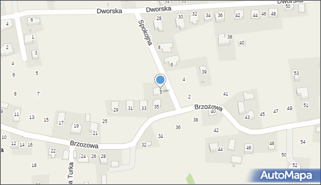 Narama, Spokojna, 3, mapa Narama