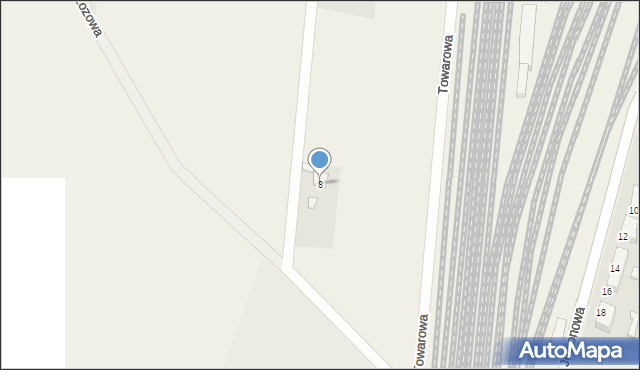 Nędza, Spółdzielcza, 8, mapa Nędza