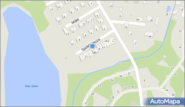 Nowa Dęba, Spółdzielcza, 21, mapa Nowa Dęba