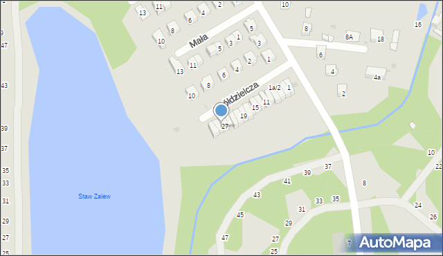 Nowa Dęba, Spółdzielcza, 29, mapa Nowa Dęba