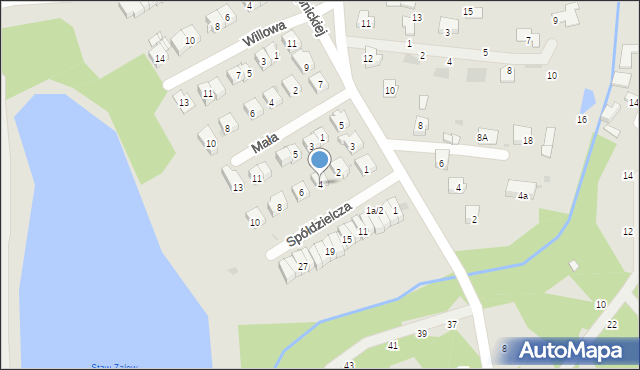 Nowa Dęba, Spółdzielcza, 4, mapa Nowa Dęba