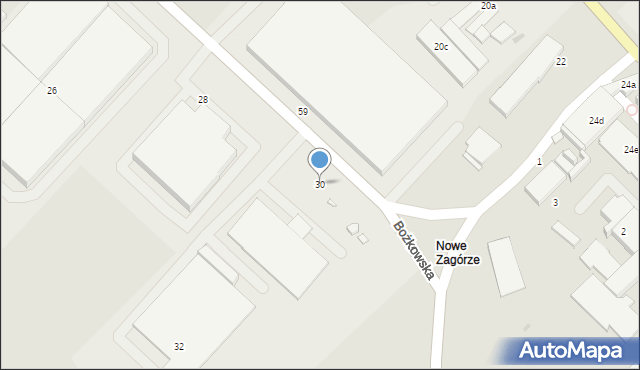 Nowa Ruda, Spacerowa, 30, mapa Nowa Ruda