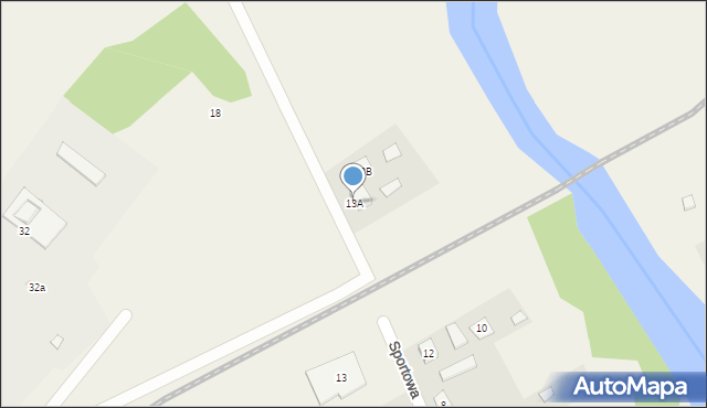 Nowa Wieś Ełcka, Sportowa, 13A, mapa Nowa Wieś Ełcka