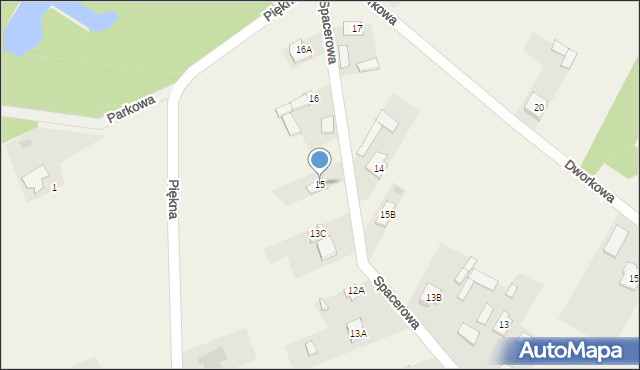 Nowy Cygów, Spacerowa, 39, mapa Nowy Cygów