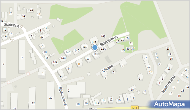 Nowy Dwór Mazowiecki, Spacerowa, 12B, mapa Nowy Dwór Mazowiecki